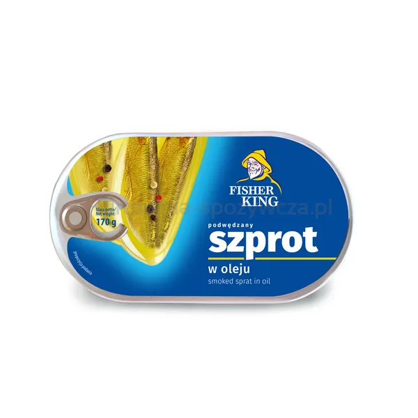Fisherking Szprot Podwędzany W Oleju 170G 