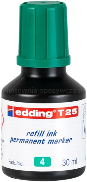 Tusz Do Uzupełniania Markerów Permanentnych E-T25 Edding, Zielony