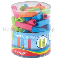Gumka Uniwersalna Keyroad Cappy, Tuba, Mix Kolorów - 2