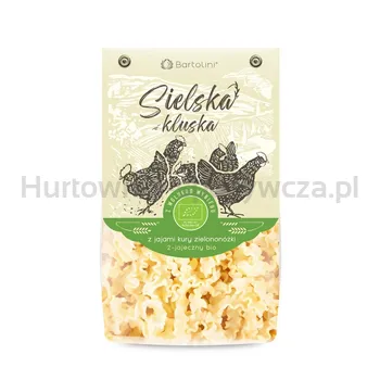 Bartolini Makaron ekologiczny durum 2 jajeczny z jajami od kur zielononóżek fala 250g