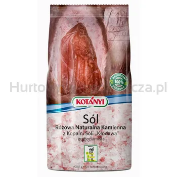 Kotanyi Sól Różowa Naturalna Kamienna z Kopalni soli &quotKłodawa&quot gruboziarnista 500g