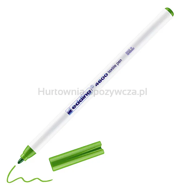 Pisak Tekstylny E-4600 Edding, 1 Mm, Jasnozielony