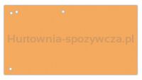 Office Products Przekładki karton, 1/3 A4, 240x105mm, 100szt., pomarańczowe 
