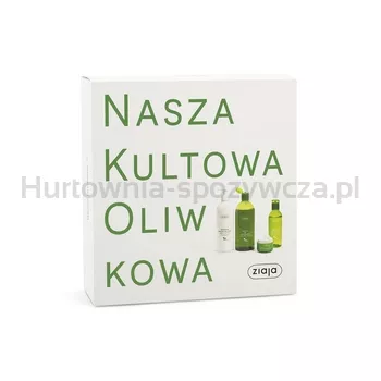 Ziaja Oliwkowy zestaw okolicznościowy 1150 ml: żel 500 ml, mleczko 400 ml, płyn micelarny 200 ml, krem 50 ml