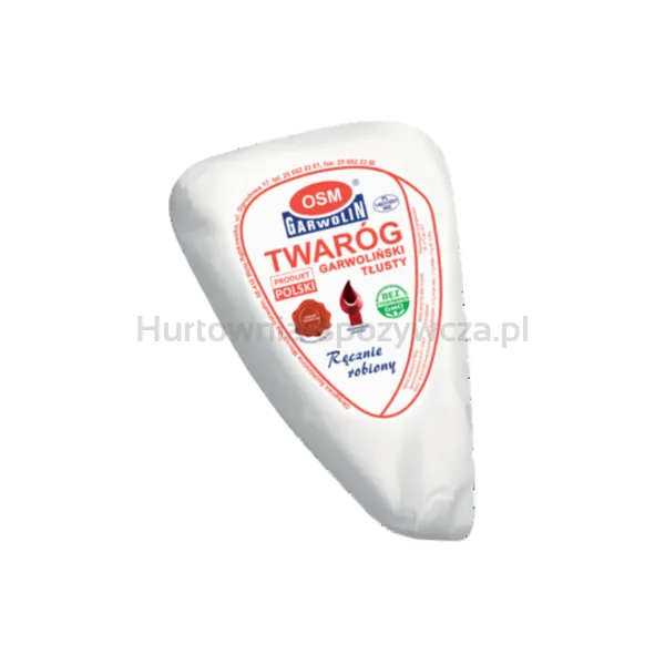 Twaróg garwoliński tłusty klinek pergamin + folia ok. 500g OSM Garwolin