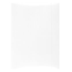 Office Products Teczka z gumką, karton, A4, 300gsm, 3-skrz., biała 