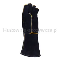 Rękawice spawalnicze DONAU SAFETY DS-WELMIG, MIG, skóra bydlęca, rozm. 10/XL, czarne - 4