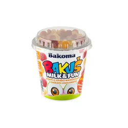 Bakuś Milk&AmpFun Jogurt O Smaku Waniliowym Z Żelkami 125G