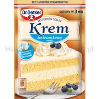 Dr.Oetker Krem do tortów i ciast smak śmietankowy 105 g