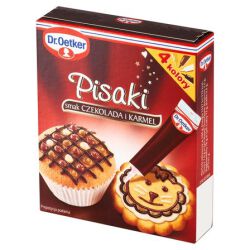 Dr.Oetker Pisaki Smak Czekolada I Karmel 76 G (4 Tubki)
