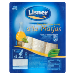 Lisner Filety Śledziowe W Oleju Ala Matjas 750 G