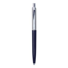 Q-Connect Długopis automatyczny PRESTIGE, 0,7mm, niebiesko/srebrny, wkład niebieski 