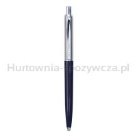 Q-Connect Długopis automatyczny PRESTIGE, 0,7mm, niebiesko/srebrny, wkład niebieski 