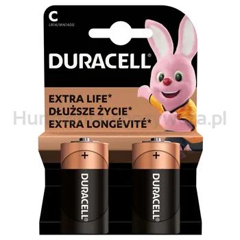 Duracell Baterie Alkaliczne Typ C 2Szt.
