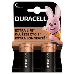Duracell Baterie Alkaliczne Typ C 2Szt.