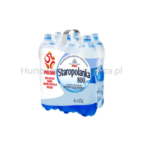 Woda Staropolanka Lekko Gazowana 1,5 Litra