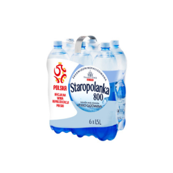 Woda Staropolanka Lekko Gazowana 1,5 Litra