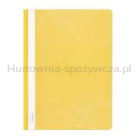 Donau Skoroszyt PVC, A4, twardy, 150/160mikr., żółty 