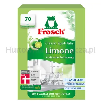 Tabletki do zmywarek FROSCH Limonkowe Classic - 70 szt.