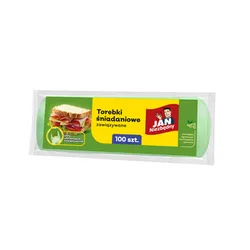 Torebki Śniadaniowe Jan Niezbędny, Zawiązywane, 100 Szt.
