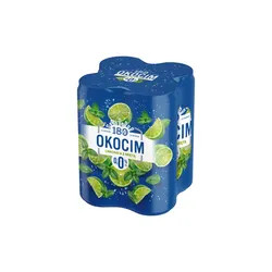 Piwo Okocim 0% Limonka z miętą 500 ml puszka (w tym +0,50 zł/szt. zwrotnej kaucji)