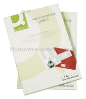 Q-Connect Etykiety uniwersalne 70x50,8mm, prostokątne, białe 100 ark.  - 2