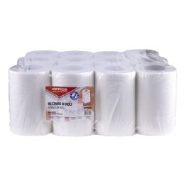 Ręczniki w roli celulozowe OFFICE PRODUCTS Mini, 2-warstwowe, 50m, 12szt., białe