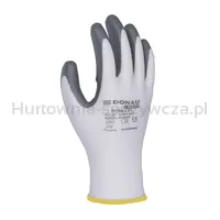 Rękawice DONAU SAFETY Nitrile 01, kat. II, rozm. 8, szare - 2