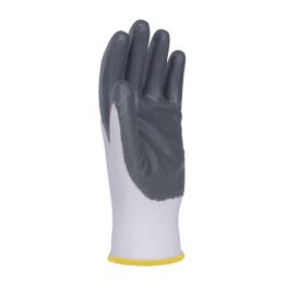 Rękawice DONAU SAFETY Nitrile 01, kat. II, rozm. 8, szare
