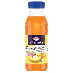 Hortex Vitaminka jabłko, marchew, banan Sok butelka aPet 300 ml kaucja (w tym +0,50 zł/szt. zwrotnej kaucji)