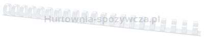 Office Products Grzbiety do bindowania A4, 19mm (165 kartek), 100 szt., białe 