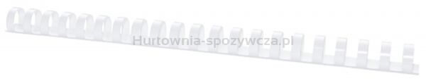 Office Products Grzbiety do bindowania A4, 19mm (165 kartek), 100 szt., białe 