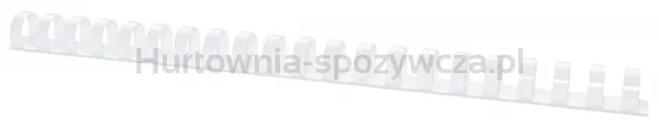 Office Products Grzbiety do bindowania A4, 19mm (165 kartek), 100 szt., białe 
