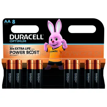 Duracell Bateria Aa 8 Szt Optimum 