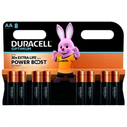 Duracell Bateria Aa 8 Szt Optimum 