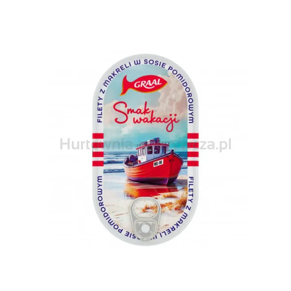 Graal Smak wakacji Filety z makreli w sosie pomidorowym 200g