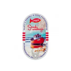 Graal Smak wakacji Filety z makreli w sosie pomidorowym 200g