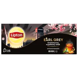 LIPTON Earl Grey Classic herbata czarna 37,5 g (25 torebek)
