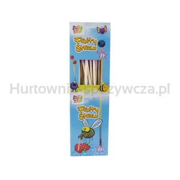 Sweet'Nfun Fruity Straws Owocowy Cukierek W Proszku 12 G