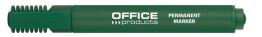 Office Products Marker permanentny ścięty, 1-5mm (linia), zielony 