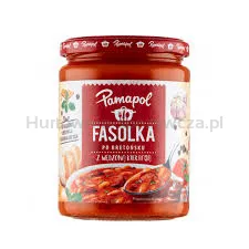 Pamapol - Fasolka po bretońsku z wędzoną kiełbasą 500g