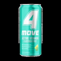 4MOVE Vitamin Water Electrolytes Lemon & Mint flavour 330 ml
