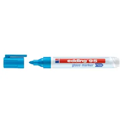 Marker do powierzchni szklanych E-95 EDDING, 1,5-3 mm, błękitny