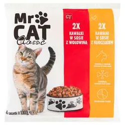 Karma Kot Mr Cat Mix Mięs 4*100 G Mw Dobry Wybór Sasz