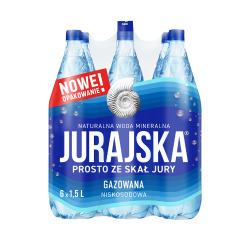Woda Jurajska Gazowana 1,5 L