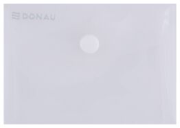Donau Teczka kopertowa zatrzask, PP, A7, 180mikr., transparentna 