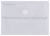 Donau Teczka kopertowa zatrzask, PP, A7, 180mikr., transparentna 