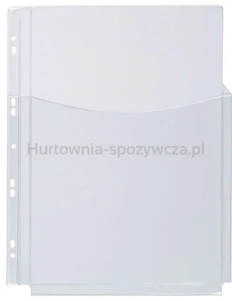 Q-Connect Koszulki Na Katalogi Pvc, 3/4A4, Krystal, 180Mikr., 5Szt.