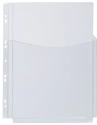 Q-Connect Koszulki Na Katalogi Pvc, 3/4A4, Krystal, 180Mikr., 5Szt.