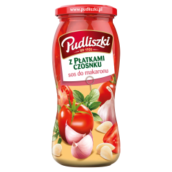 Pudliszki Sos Pomidorowy Z Płatkami Czosnku 500G